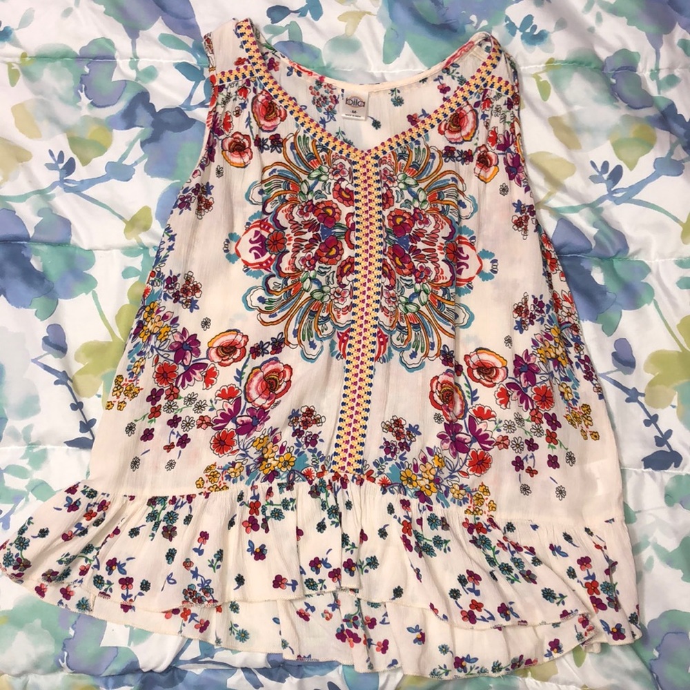 2 for $20 Flowery blouse